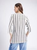 Women Striped Cotton Top