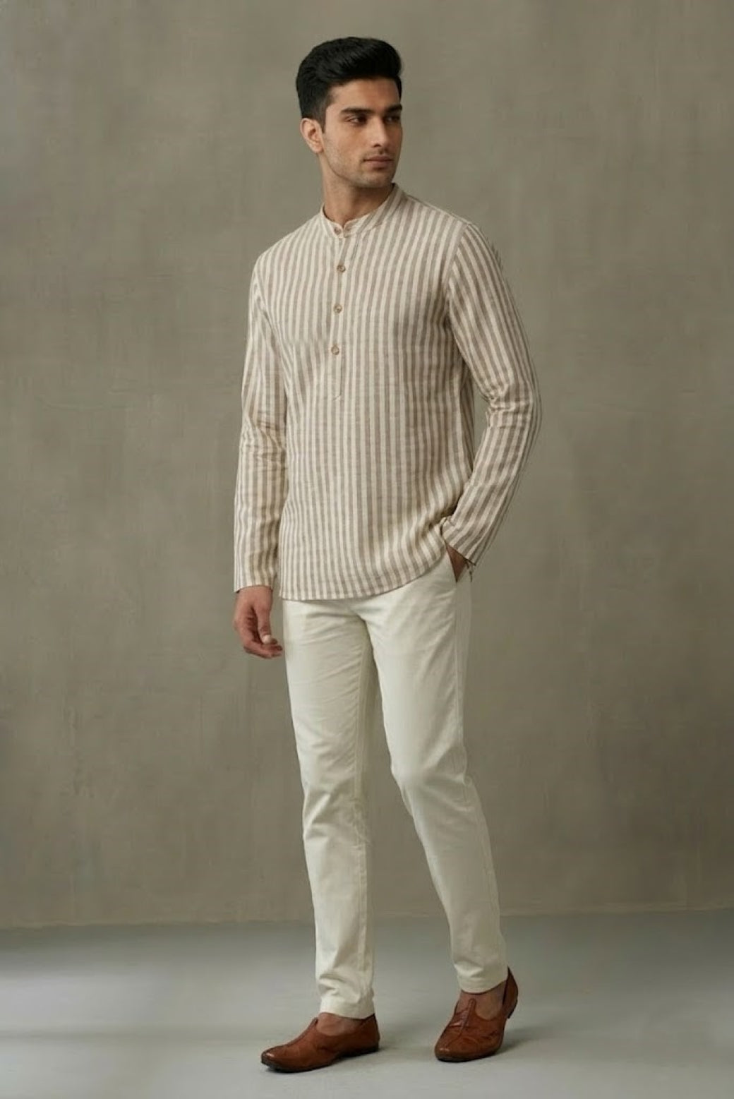 Men Line Kurta