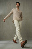 Men Beige color Kurta