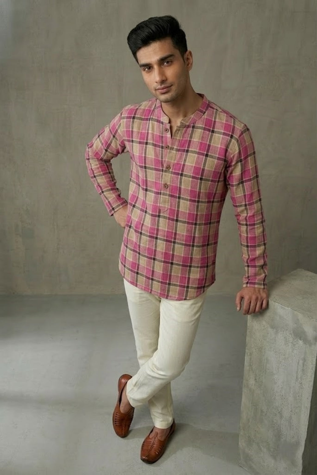 Men Multi Color Kurta
