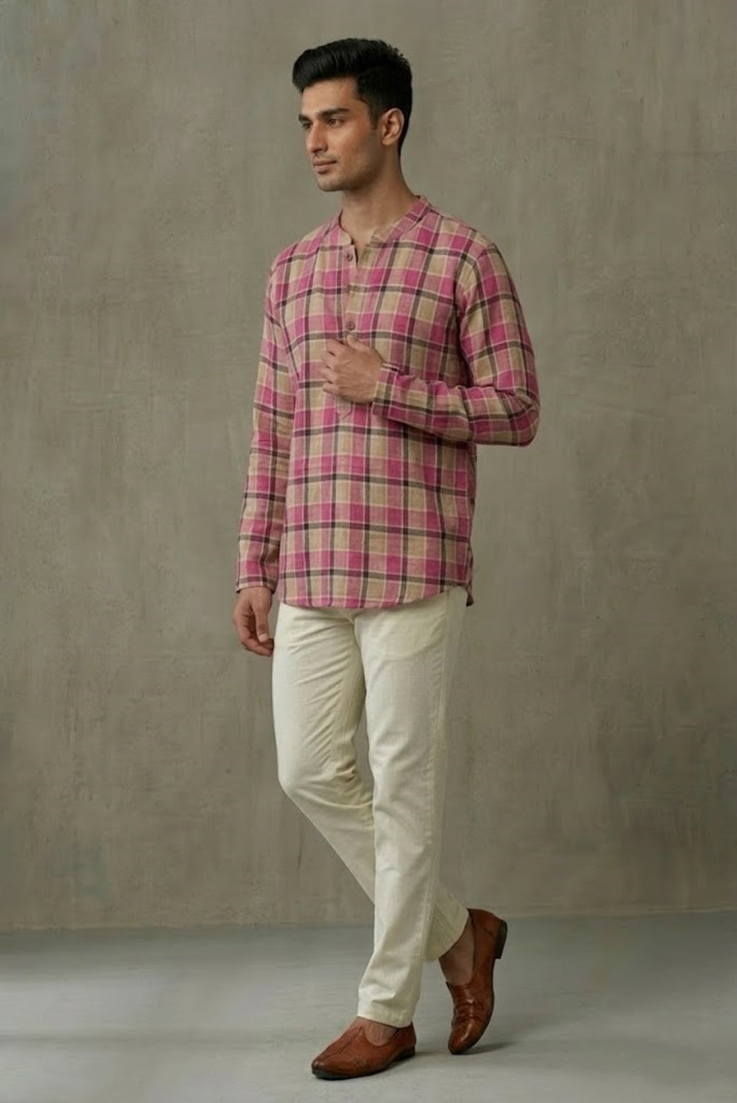 Men Multi Color Kurta