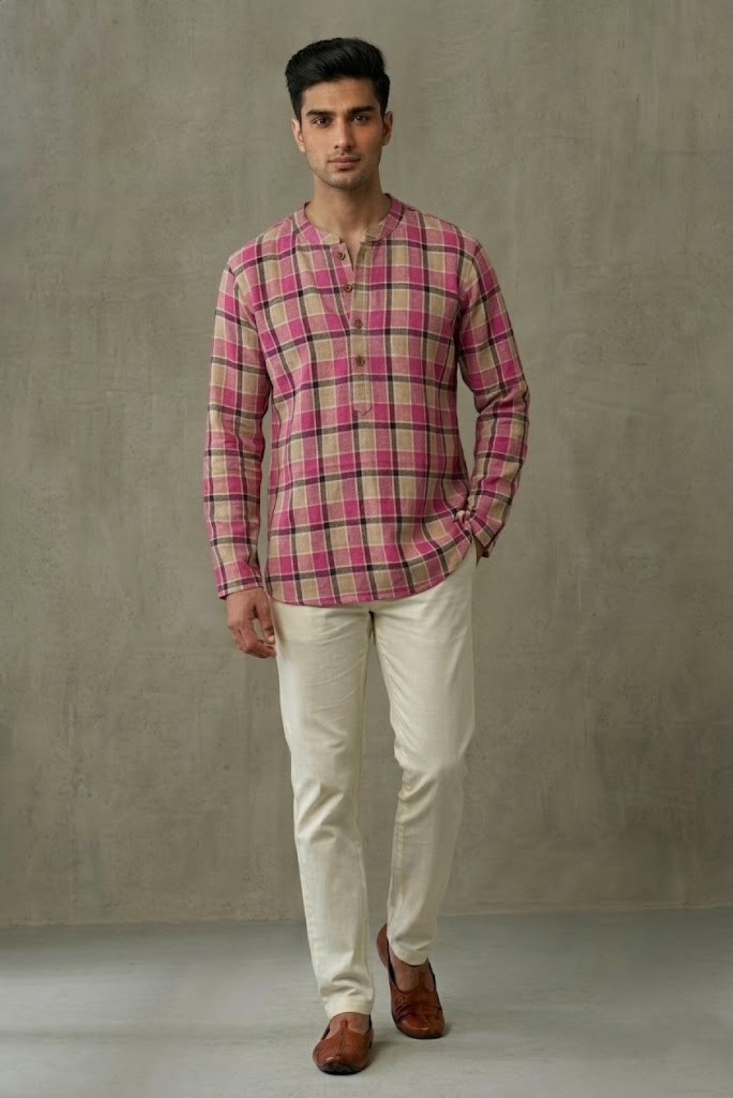 Men Multi Color Kurta
