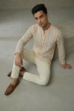 Men Multicoloured Kurta