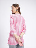 Women Striped Cotton Top