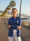 Printed Shirt Collar Pure Cotton Handloom Kurti