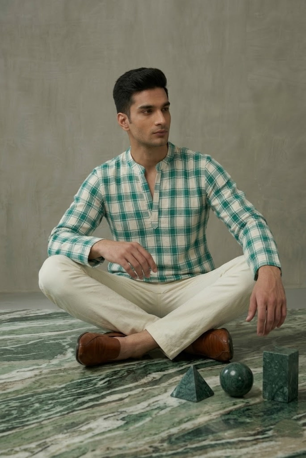 Men Multicoloured Kurta