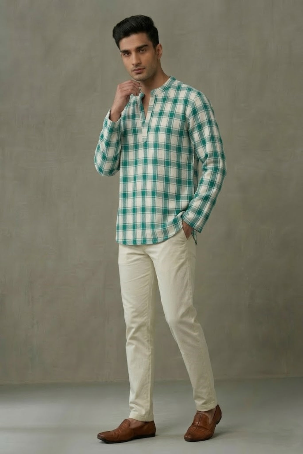 Men Multicoloured Kurta