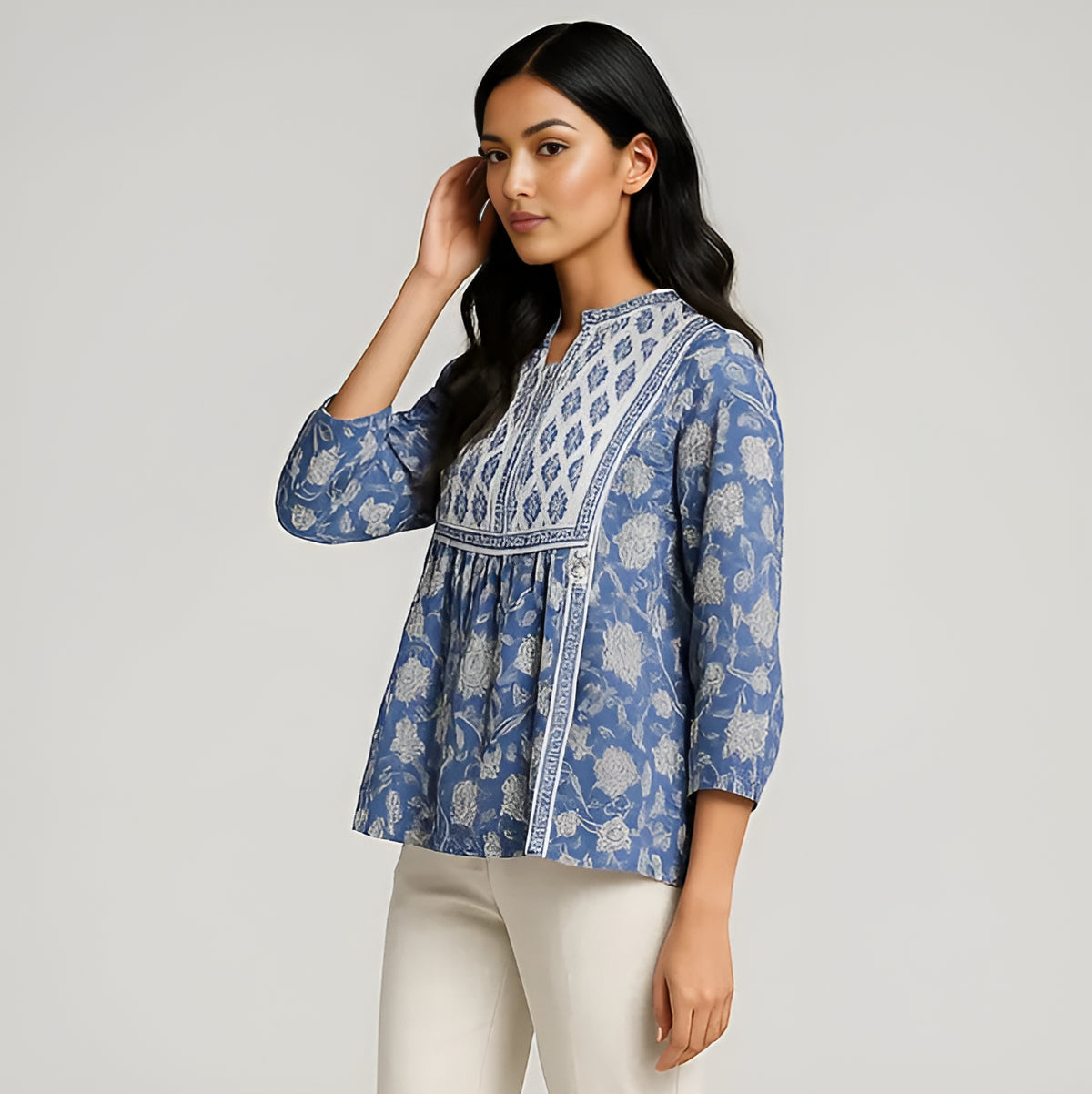 WOMEN FLORAL TOP