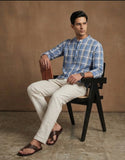 Men's Blue Kurta