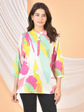 Women Multi Printed Top T-05