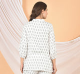 Women White haunted printed Top