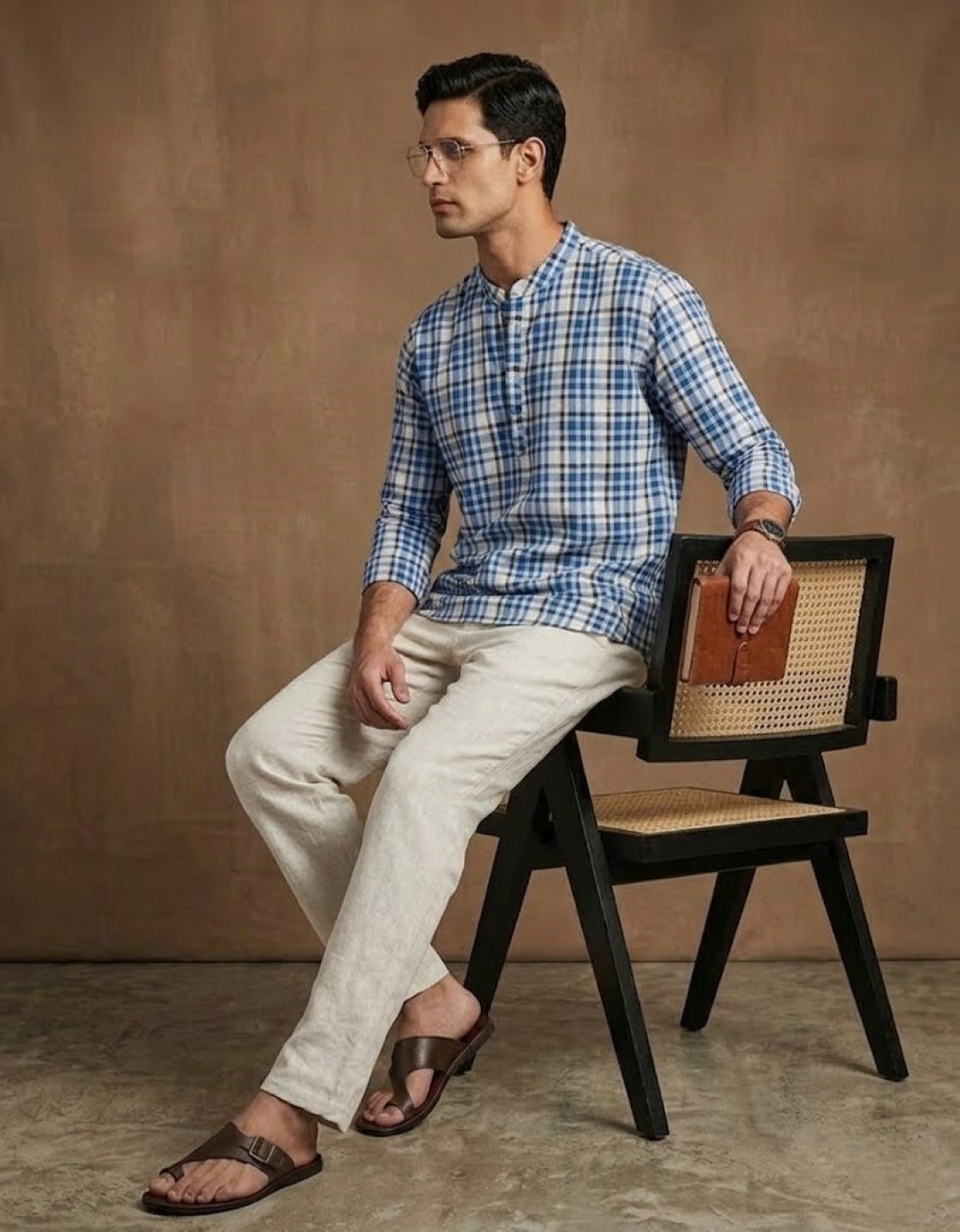 Men's Blue Kurta