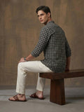 Men's Black Kurta