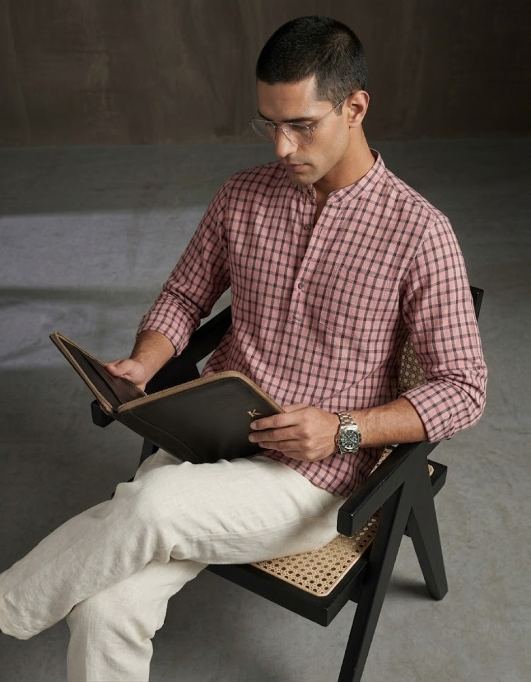 Men's Pink Kurta