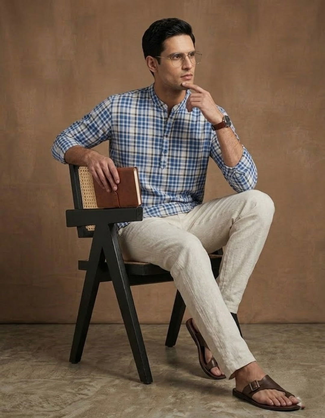 Men's Blue Kurta