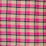 Beige Pink and Black Twill Cotton Handloom Fabric
