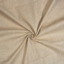 Beige Solid Cotton Handloom Fabric