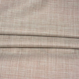 Beige White Texture Cotton Handloom Fabric