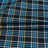 Black Blue and White Twill Cotton Handloom Fabric