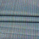 Blue Green Texture Cotton Handloom Fabric