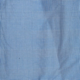 Blue White Small Checks Cotton Handloom Fabric