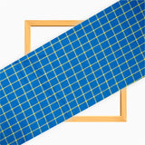 Blue Yellow Checks Cotton Handloom Fabric