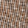 Brown White Small Checks Cotton Handloom Fabric