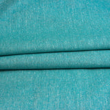 Cyan Solid Cotton Handloom Fabric