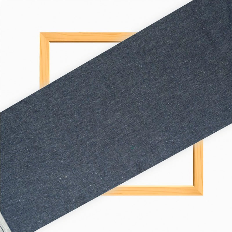 Dark Gray Solid Cotton Handloom Fabric
