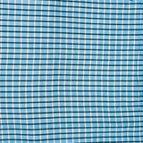 Denim Blue White Checks Cotton Handloom Fabric
