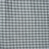 Gray Black Triple Line Checks Cotton Handloom Fabric