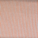 Gray Peach Stripe Cotton Handloom Fabric