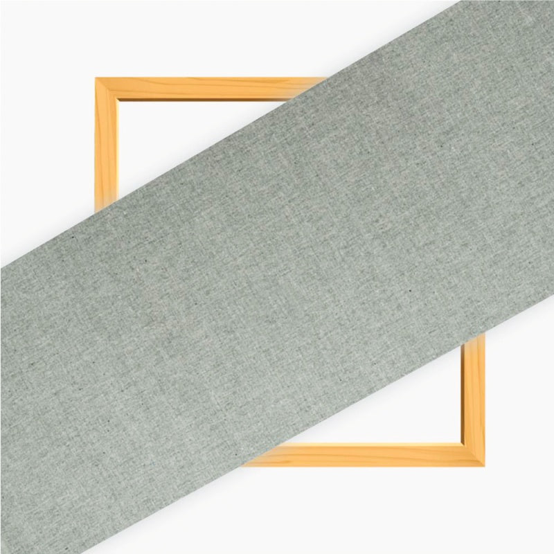 Gray Solid Cotton Handloom Fabric