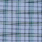 Gray and Black Check Handloom Cotton Fabric