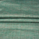 Green Blue Texture Cotton Handloom Fabric