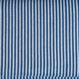 Navy Blue Blue Stripe Cotton Handloom Fabric