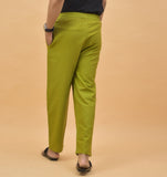 Olive-Green-Solid-Cotton-Handloom-Men-Pant