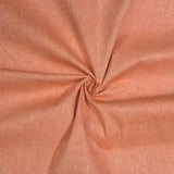 Peach Solid Cotton Handloom Fabric