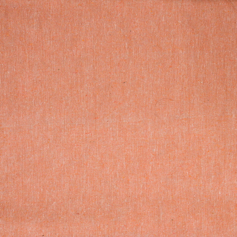 Peach Solid Cotton Handloom Fabric