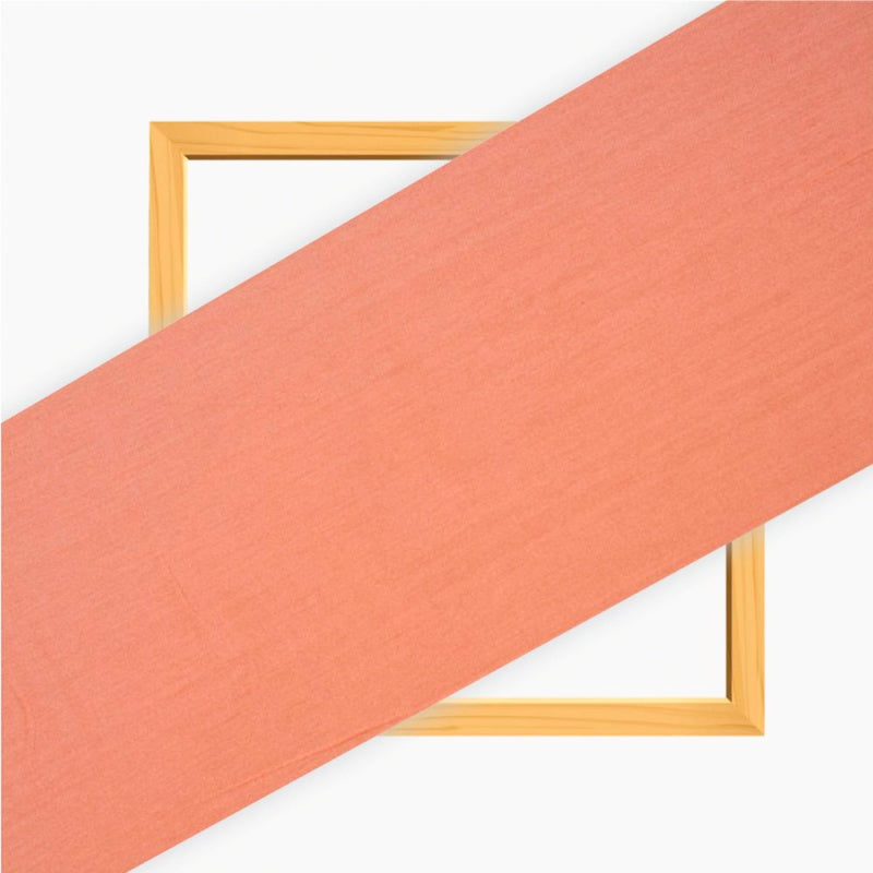 Peach Solid Rayon Fabric