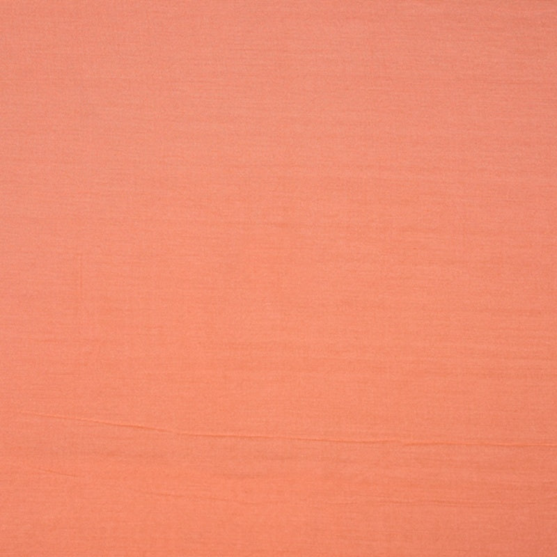 Peach Solid Rayon Fabric