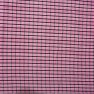 Pink Black Small Checks Cotton Handloom Fabric