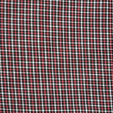 Pink Black and White Small Checks Cotton Handloom Fabric