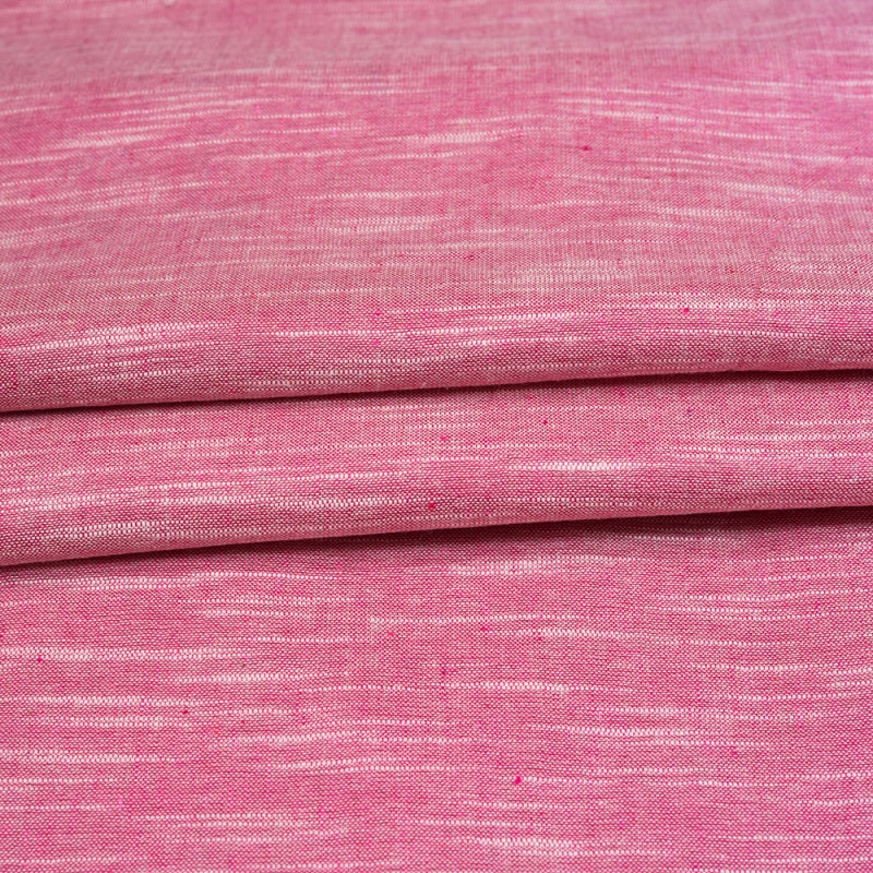 Pink Samray Cotton Handloom Fabric