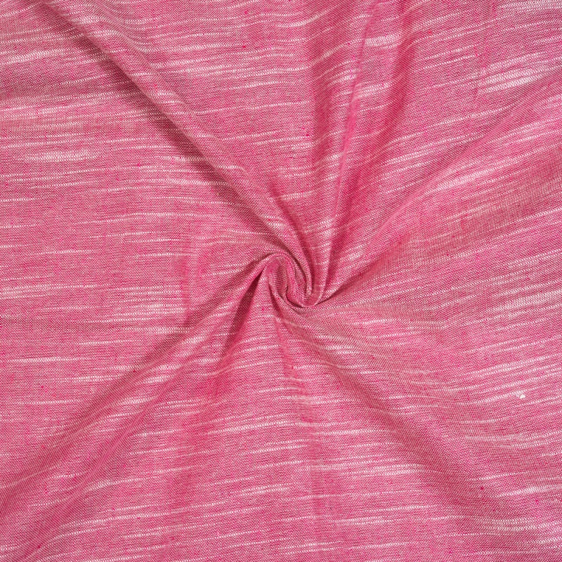 Pink Samray Cotton Handloom Fabric