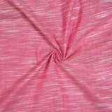 Pink Samray Cotton Handloom Fabric