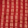 Red Beige Line Cotton Fabric