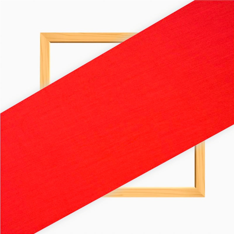 Red Solid Rayon Fabric