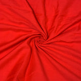 Red Solid Rayon Fabric