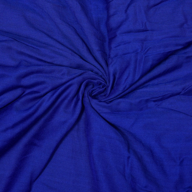 Royal Blue Solid Rayon Fabric